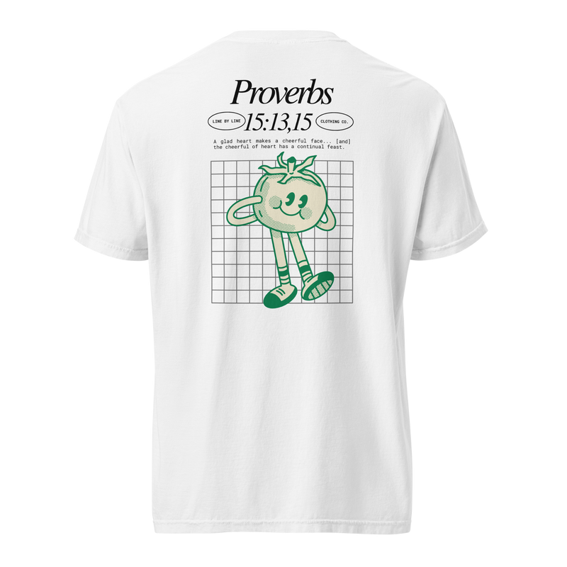 Proverbs 15: 13,15 - T-Shirt