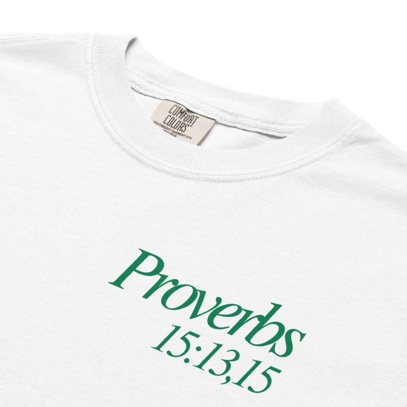 Proverbs 15: 13,15 - T-Shirt