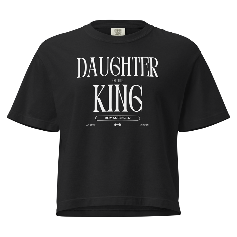 Romans 8:16-17 - Women's Cropped T-Shirt (Black, Gray, Pink)