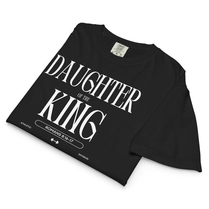 Romans 8:16-17 - Women's Cropped T-Shirt (Black, Gray, Pink)