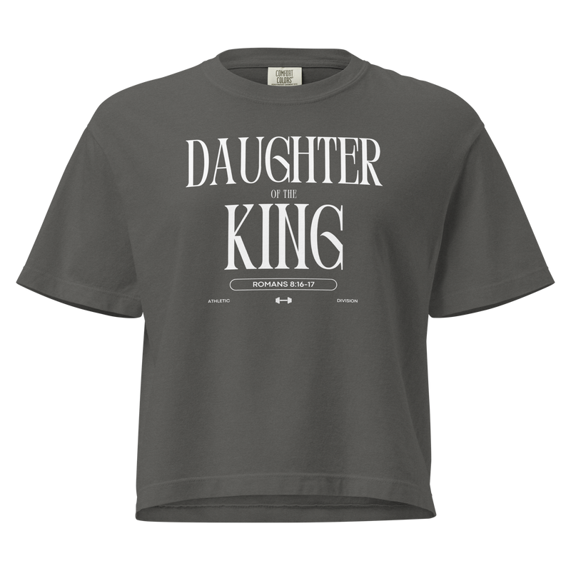 Romans 8:16-17 - Women's Cropped T-Shirt (Black, Gray, Pink)