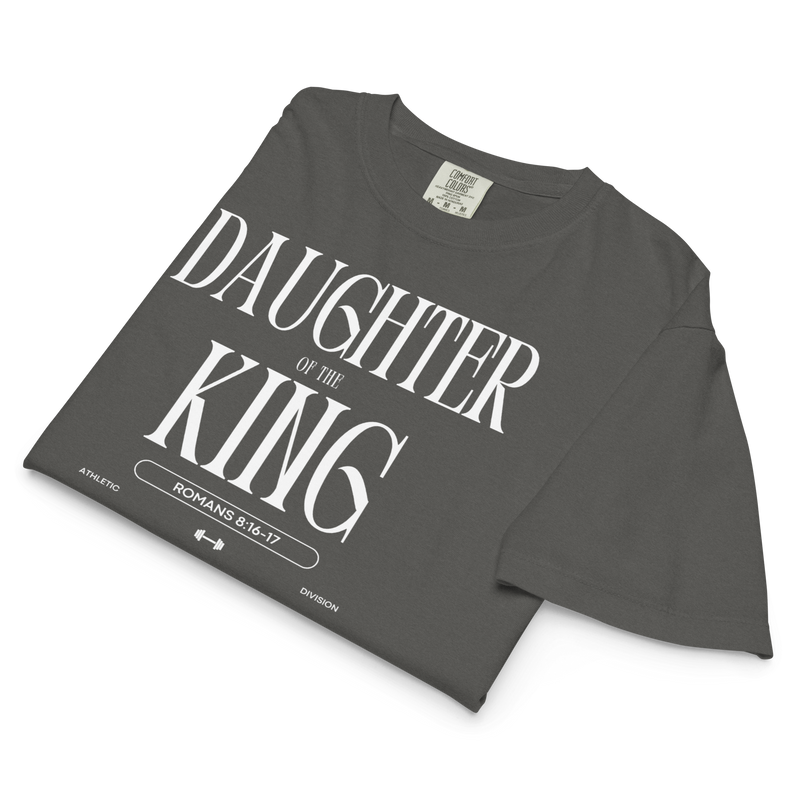 Romans 8:16-17 - Women's Cropped T-Shirt (Black, Gray, Pink)